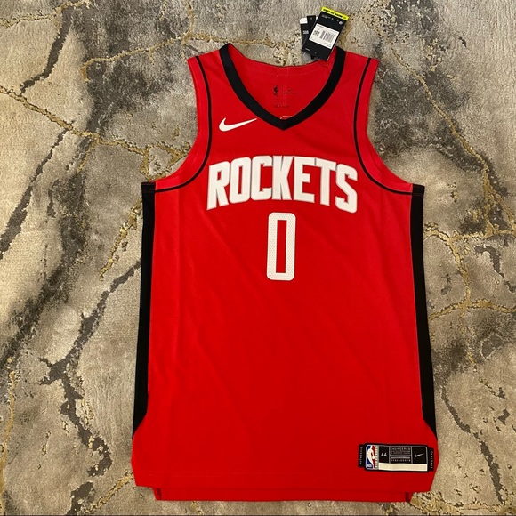 Nike NBA Rockets Westbrook Vaporknit Jersey Mens M - Picture 1 of 7